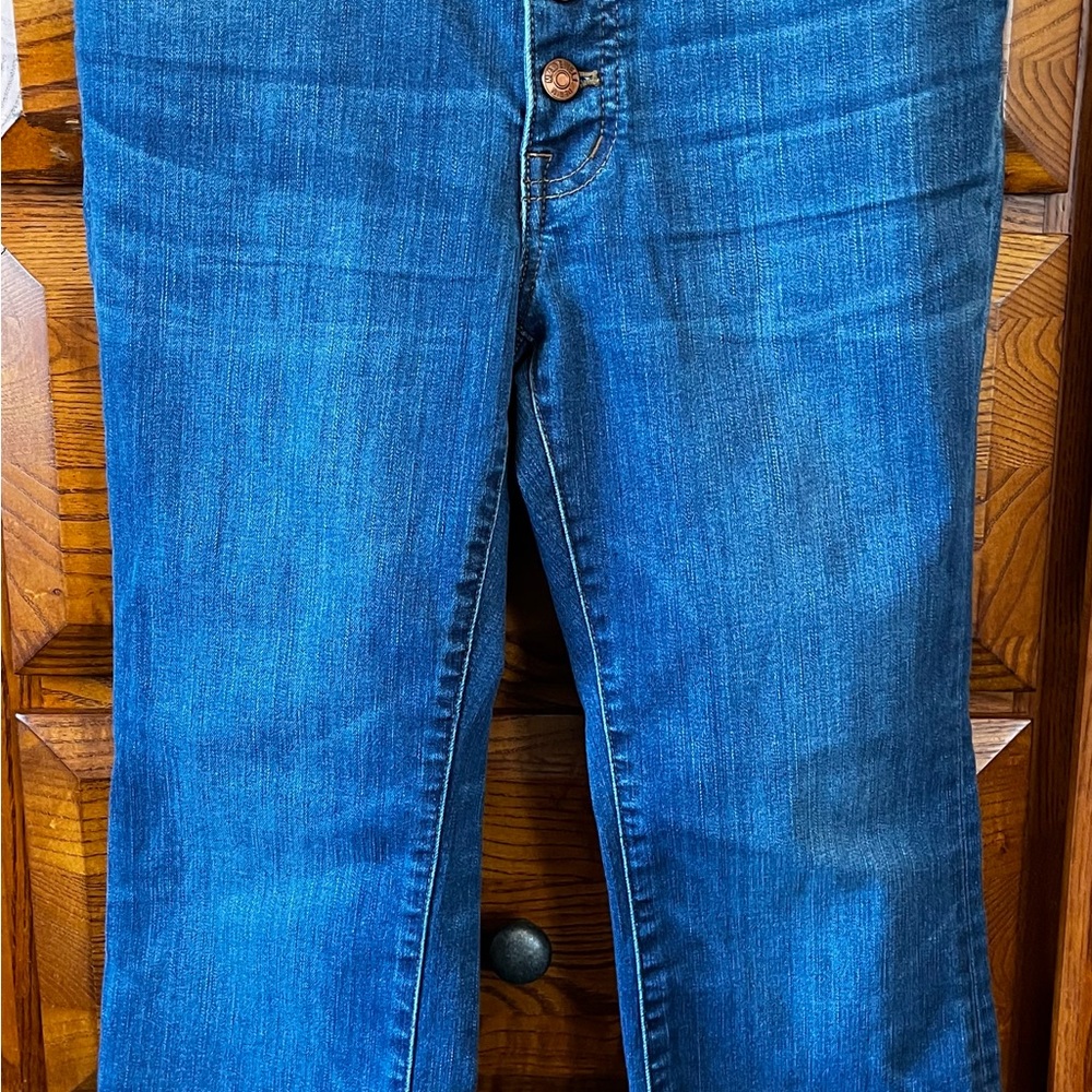 Madewell cali Demi-boot crop jeans